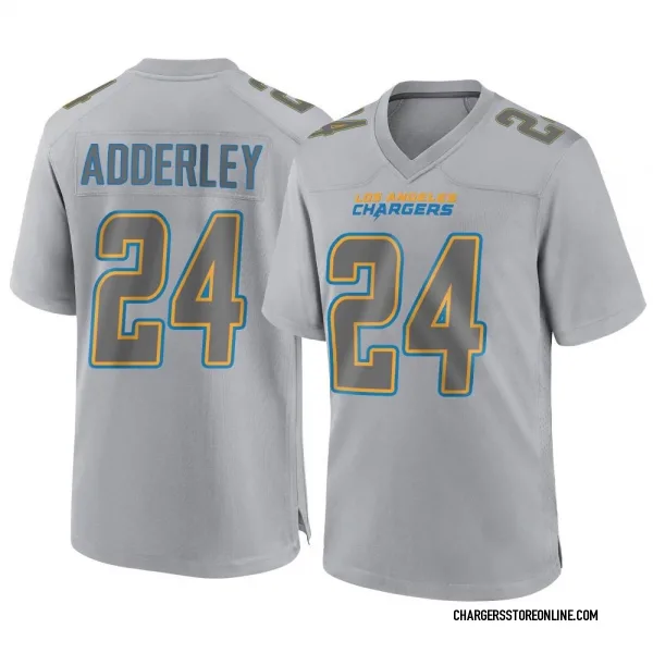 NFL Auction  Crucial Catch - Chargers Nasir Adderley Game Worn Jersey  (10/6/21) Size 40